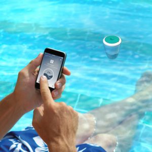 ONDILO ICO okos vízelemző medence monitor (Ph, Klór, sókoncentráció, hőmérséklet, alkáli anyagok kimutatására) WiFi + Bluetooth csatlakozással, Android és IOS applikációkra