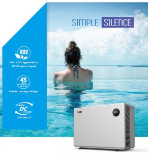 AQUARK MR. SILENCE INVERTERES MEDENCE HŐSZIVATTYÚ 9 KW, 13KW, 15KW, 212KW Termékleírás: A világ egyik leghalkabb inverteres hőszivattyúja, amelyet 20 és 45 m³-es medence víztérfogat között ajánlunk. Paraméterek: - Kiemelkedően magas, akár 14-es COP érték - Fokozatmentes szabályzás, hertzről hertzre, fordulatról- fordulatra - Nagyon alacsony zajszint, legfeljebb 52 dB - Szabadalmaztatott forma, kialakítás, a medence irányába zárt felület látható - Alumínium ötvözetű készülékház - Egyedi a levegő áramlási iránya, a zajcsökkentés és a jó hatásfok érdekében - Érintőképernyős vezérlés - Lágyindítás az elektromos hálózat védelme érdekében - R32 gáztöltet - Csavart titánium hőcserélő, amely 40%-kal nagyobb hatásfokot eredményeznek a normál titánium hőcserélőkhöz képest - Elektronikus expanziós szelep - Wi-Fi - Telefonos alkalmazással is vezérelhető (magyar nyelvű) - -10°C - 43°C működési tartomány
