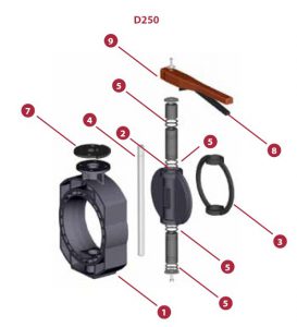 STD Classic Se pillangoszelep robbantott ábra D250