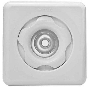 mts UIB-85FE + UIB-9008FE MTS befúvó blende négyzet fehér+MTS befúvó golyó 8 mm fehér 300x300