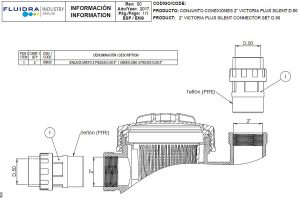06-2coll-metrikus + D50 ragasztós (2"/D50 KM menetes hollander csatlakozással) csatlakozás kialakítása-conjunto_conexiones_2-d.50-52804
