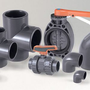 Cepex PVC idomok, golyóscsapok, pillangószelepek