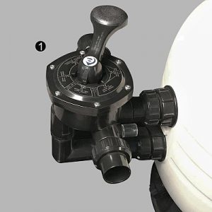 SIERRA mfs24 PE oldal és felülszelepes szűrőtartály-kezelőszelep 400x400