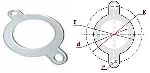 Tömítés EVA 14 - FLAT GASKET 300x147