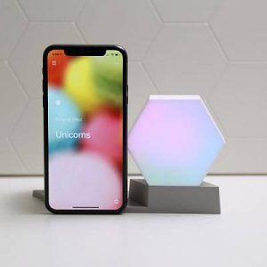 Lifesmart okos moduláris wifi világítás - 1,3 és 5 blokk aljzattal Díszvilágítás - aljzat és 3 blokk, designer tartozék, környezeti világítás, hatszögletű kialakítás, 19 LED-es blokk, könnyen telepíthető, bővíthető, iOS / Android alkalmazás, WiFi nélkül vezérelhető, 16 millió szín, Amazon Alexa kompatibilis, Google Home és Apple HomeKit