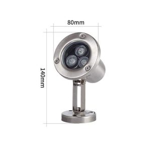 3W/12V teljesítményű RGB ledes víz alatti 3W 9W 18W 18W 24W teljesítményekben, medence- és szökőkút lámpa, DC12V feszültséggel