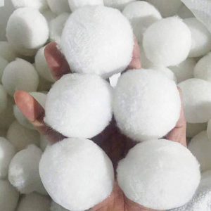 Medenceszűrés, víztisztító szűrővatta golyók 700g csomagban, 700g/csomag egyenértékű egy 20kg-os kvarchomok szűrő mennyiségének