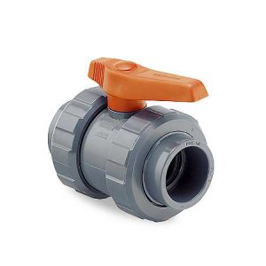 Hidroten PVC PE és PTFE Golyóscsap BB D D20 - D110 PN 16