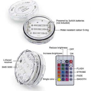 Dekorációs RGB ledes izzó, dekorációs lámpa, színváltós