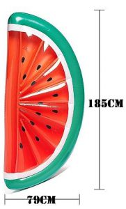 Felfújhatós görögdinnye, PVC strandmatrac 2020 modell választék, strandoláshoz, házi medencefürdőzéshez, baráti összejövetelekre, napozáshoz