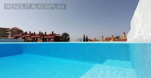 Alkorplan Touch Origin, gránit, világosszürke medencefólia 3D 35517413