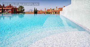 Alkorplan Touch Origin, gránit, világosszürke medencefólia 3D 35517413