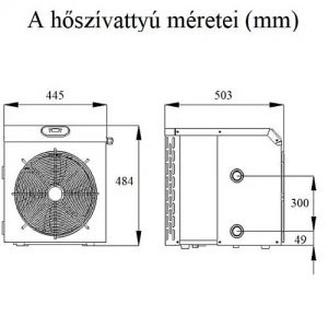 Mérettábla - 062481 Mini HP hőszivattyú SHP05