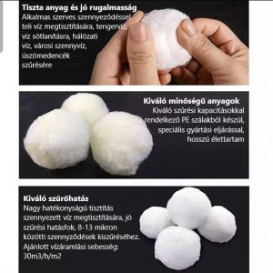 úszómedence tisztántartása, algátlanítás, homoktöltet helyett