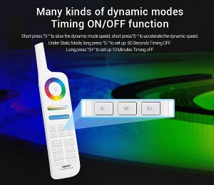 Smaetpool, okos medence távirányító, Mi-Light FUT086 v2 2021 modell 433MHz távirányíto, medencevilágítás - SZÍNVÁLTÓS távirányító