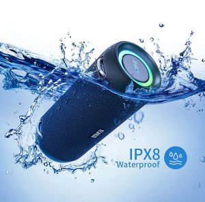 Mifa A90 Víz- és esőálló Bluetooth hangszóró 2021 modelév, IPX8 vízálló Bluetooth hangszóró