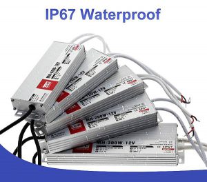 Medencelámpákhoz IP67 vízvédett transzformátorok,TRANYITON 60-300W Led tápegység IP67 vízálló, kötetlen, led trafók