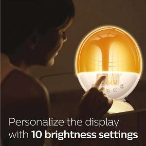 LUMINOVA SMART-HOME éjszakai ébresztőóra, 10 fényerősség állítási funkcióval 09