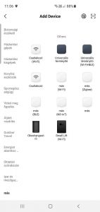 01 LUMINOVA SMART-HOME éjszakai ébresztőóra - eszköz hozzáadás