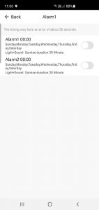 05 LUMINOVA SMART-HOME - 01 Ébresztési idő, effektusok beállítása