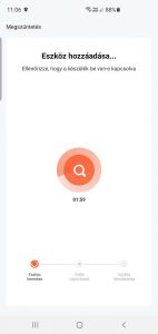 05 LUMINOVA SMART-HOME éjszakai ébresztőóra - eszköz hozzáadás