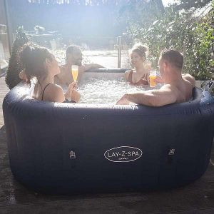 Lay-Z-Spa Hawaii AirJet felfújható jakuzzi 180x180x71 cm, 4-6 felnőttnek férőhely