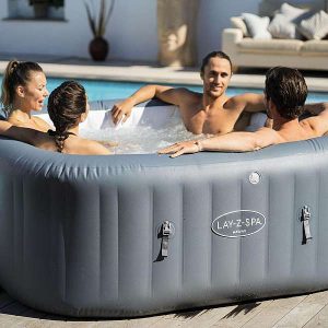 Lay-Z-Spa Hawaii Airjet & Hydrojet Pro felfújható jakuzzi 180x180x71 cm, A masszázsmedencék csúcsa a Hawaii Airjet & Hydrojet felfújható jakuzzi.