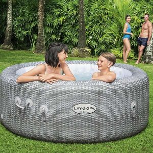 Lay-Z-Spa Honolulu Airjet felfújható jakuzzi 196x71 cm, 4-6 felnőttnek férőhely