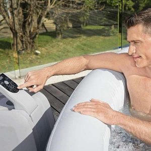 Lay-Z-Spa Ibiza AirJet felfújható jakuzzi 180x180x66 cm , 4-6 felnőtt személy