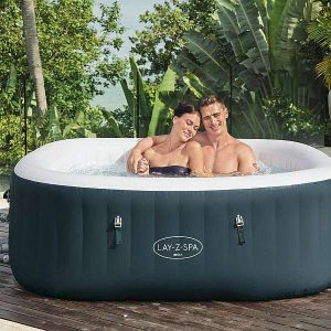 Lay-Z-Spa Ibiza AirJet felfújható jakuzzi 180x180x66 cm , 4-6 felnőtt személy