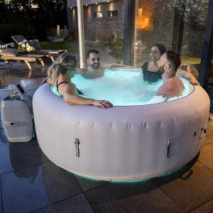 Lay-Z-Spa Paris Airjet felfújható jakuzzi 196x66 cm, 4-6 felnőttnek férőhely