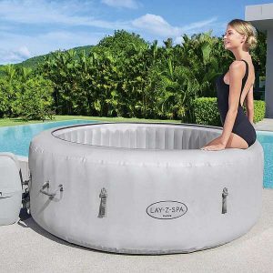 Lay-Z-Spa Paris Airjet felfújható jakuzzi 196x66 cm, 4-6 felnőttnek férőhely