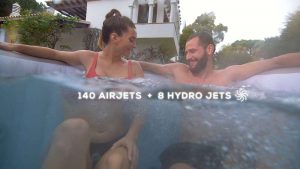 Lay-Z-Spa MALLORCA HYDROJET PRO™ felfújható jakuzzi 180x180x71cm 140 Airjet 8 Hydrojet
