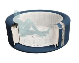 Lay-Z-Spa Milan WiFi felfújható jakuzzi 196x71 cm