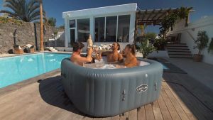 Lay-Z-Spa Hawaii Airjet & Hydrojet Pro felfújható jakuzzi 180x180x71 cm