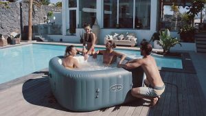 Lay-Z-Spa Hawaii Airjet & Hydrojet Pro felfújható jakuzzi 180x180x71 cm