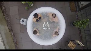 Lay-Z-Spa Miami Airjet felfújható jakuzzi 180x66 cm, 2-4 felnőtt férőhellyel, Freeze Shield fagyásvédelemmel