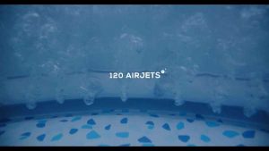 Lay-Z-Spa Miami Airjet felfújható jakuzzi 180x66 cm, 2-4 felnőtt férőhellyel, Freeze Shield fagyásvédelemmel