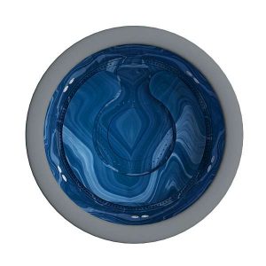 INTEGRÁLT ÜLŐPAD ÉS LÁBMASSZÍROZÓ A luxus Santorini HydroJet Pro™ egy szinte teljesen kör alakú, integrált felfújható pad ülőfelülettel rendelkezik a tökéletes kényelem érdekében, valamint egy kör alakú AirJet™ készlettel, amely lábmasszírozóként működik