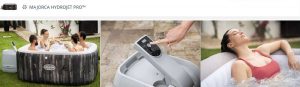 Z-Spa MALLORCA HYDROJET PRO™ felfújható jakuzzi 180x180x71 cm 4-6 zsemélyes 02