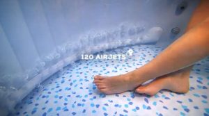 LAY-Z-SPA BAHAMAS AIRJET FELFÚJHATÓ JAKUZZI faburkolatos - 120 levegőbefújás
