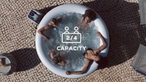 LAY-Z-SPA BAHAMAS AIRJET FELFÚJHATÓ JAKUZZI faburkolatos - 2-4 személyes