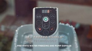 LAY-Z-SPA BAHAMAS AIRJET FELFÚJHATÓ JAKUZZI faburkolattal - Freeze Shield - fagyvédelem