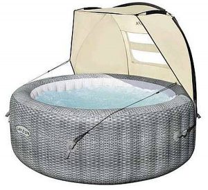 L A Y - Z - S P A K I E G É S Z Í T Ő K, Lay-Z-Spa masszázsmedence árnyékoló sátor 1,83 m × 94 cm × 1,09 m, HMT 126