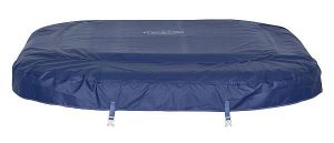 Bestway® csereműbőr huzat kobaltkék színben LAY-Z-SPA® Hawaii AirJet™ 180x180x71 cm (2022) + Bestway® csere felfújható párnahuzat LAY-Z-SPA® Hawaii AirJet™ és HydroJet Pro™ 180x180x71cm