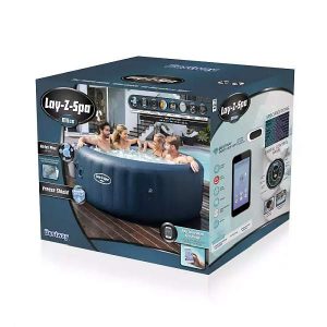 54184 LAY-Z-SPA® pezsgőfürdő, Milan AirJet Plus™ WiFi Ø 196 x 71 cm 2020 BOX