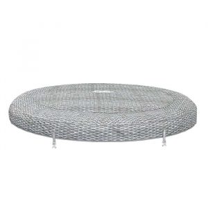 LAY-Z-SPA® Honolulu AirJet™cserealkatrész műbőr huzat rattan-szürke és felfújható cserepárna Honolulu és Milan számára 196 x 71 cm (2021)
