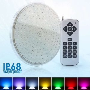 SLIM RGB medence izzó PAR56 35W AC-DC12V változtatható szinkeveréssel, távirányitóval