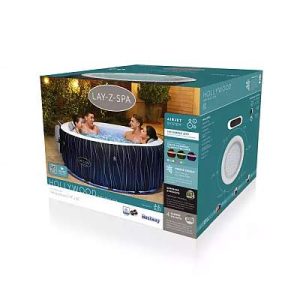Felső műbőr huzat 60059 LAY-Z-SPA® LED pezsgőfürdő Hollywood AirJet™ Ø 196 x 66 cm P06201 BOX