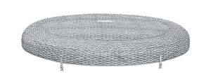 Bestway® alkatrész műbőr huzat rattan-opt. (világosszürke) LAY-Z-SPA® Honolulu AirJet™ 196x71 cm 2023 modell P07148